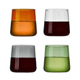 Load image into Gallery viewer, Aurora Glass Cocktail Tumblers - Asst Colors - Set of 4