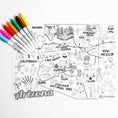 Load image into Gallery viewer, Silicone Reusable Coloring Mat & markers set Arizona
