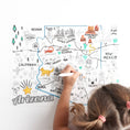 Load image into Gallery viewer, Silicone Reusable Coloring Mat & markers set Arizona

