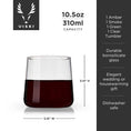Load image into Gallery viewer, Aurora Glass Cocktail Tumblers - Asst Colors - Set of 4
