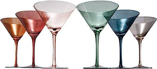 Crystal Martini Glasses | Set of 6