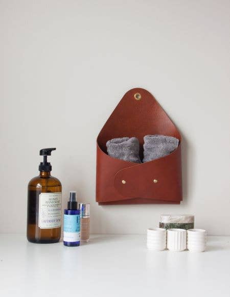 Leather Envelope Storage Set