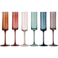 Load image into Gallery viewer, Crystal Champagne Flutes | Set of 6
