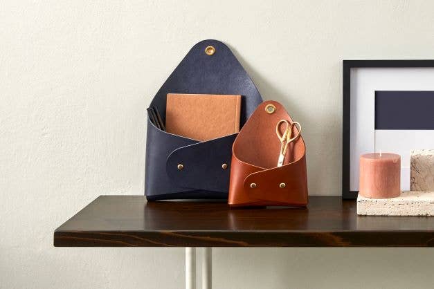 Leather Envelope Storage Set